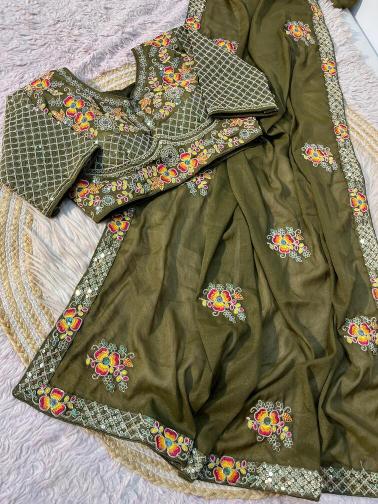 Vinayak stiched blouse saree wholesale market in surat for ladies clothes